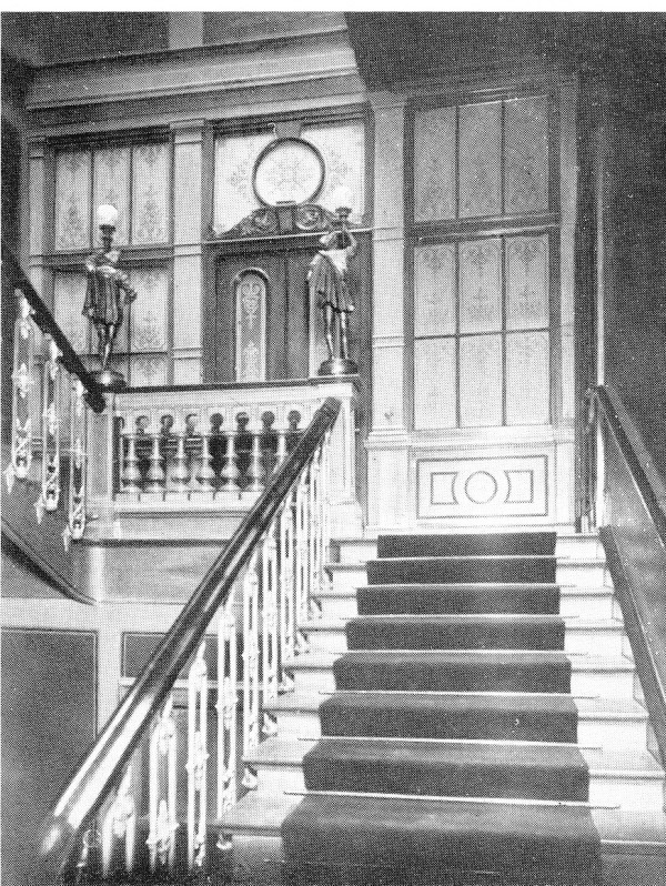 Staircase leading up to the apartment p.90